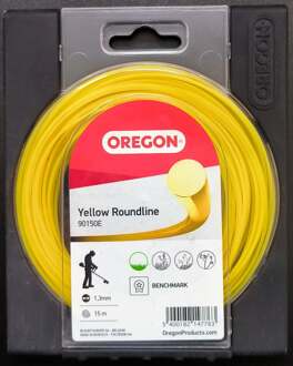 OREGON Maaidraad / Trimmerdraad - Yellow Roundline - 1,3mm x 15m