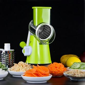 ORGANBOO Handleiding Aardappel Julienne Wortel Slicer Kaas Rasp Groentesnijder Rvs Ronde Bladen Slicer Keuken Tool