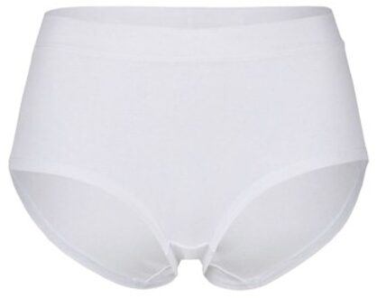 Organic Cotton High Waist Brief Zwart,Wit - Small,Medium,Large,X-Large