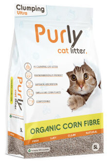 Organic Supreme klontvormende maisvezel kattenbakvulling 5 liter