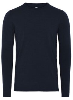 Organic Wool Long Sleeve Shirt Blauw - Small,Medium,Large,X-Large,XX-Large