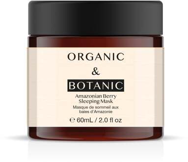 Organisch & Botanisch Amazone Bessen Slaapmasker 60ml x 2 Duo Pack - One Size