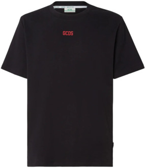 Organisch Katoenen Logo T-shirt Gcds , Black , Heren - S