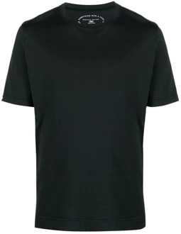 Organisch Zwart Extreme Jersey T-Shirt Fedeli , Black , Heren - 2Xl,3Xl,4Xl