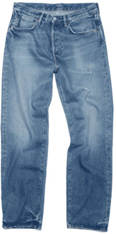 Organische Denim Jeans Middelblauw - 29 Acne Studios , Blue , Heren - W29