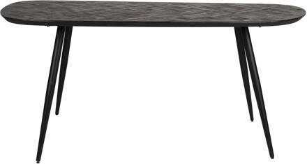 Organische Eettafel 'Yasmijn' Teakhout, 180 x 95cm - 180 x 95 cm