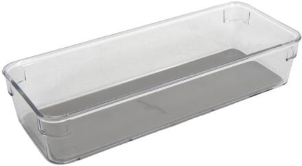 Organiser kunststof 23x9x5cm transparant