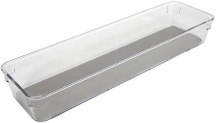 Organiser kunststof 32x9x5cm transparant