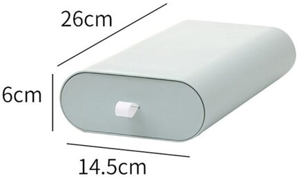 Organizer Voor Cosmetica Desk Organizer Keuken Lade Organizer Plakken Bureau Bodem Afwerking Box Desktop Opbergdoos groen groot