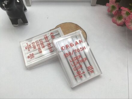 Orgel Naaimachine Naalden 130/705H Binnenlandse Leer Mix Size Goede Voor Leer Van Alle Soorten (1pack = 5 Stuks)