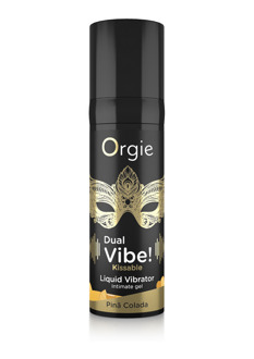 Orgie Dual Vibe! Kissable Liquid Vibrator - Pina Colada - 0,5 fl oz / 15 ml