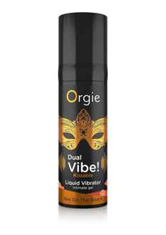 Orgie Dual Vibe! Kissable Liquid Vibrator - Sex On The Beach - 0,5 fl oz / 15 ml