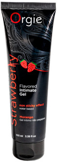 Orgie Lube Tube Aardbei - Waterbased Lubricant - 3 fl oz / 100 ml