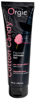 Orgie Lube Tube Cotton Candy - Waterbased Lubricant - 3 fl oz / 100 ml
