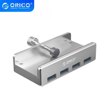 Orico Usb 3.0 4 Poorts Hub Adapter Splitter Met Clip Aluminium Legering Voor Pc Laptop Desktop