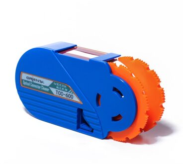 Orientek Ftth Fiber Optic Cleaning Doos, Fiber Optic Connector Cleaner, optische Cassette Schoon Tool Sc/Fc/St/Lc/Mu/Pc/Apc TCC-600