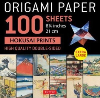 Origami Paper 100 Sheets Hokusai Prints 8 1/4" (21 Cm)