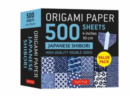 Origami Paper 500 Sheets Japanese Shibori 4" (10 Cm) - Tuttle Studio