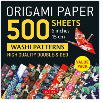 Origami Paper 500 sheets Japanese Washi Patterns 6  (15 cm)