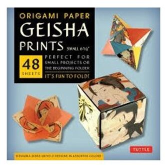 Origami Paper - Geisha Prints - Small 6 3/4  - 48 Sheets: Tuttle Origami Paper: High-Quality Origami Sheets Printed with 8 Different Designs