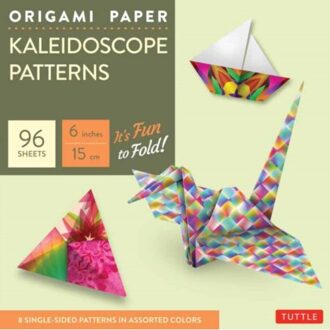 Origami Paper - Kaleidoscope Patterns - 6 - 96 Sheets