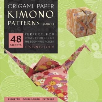 Origami Paper - Kimono Patterns - Large 8 1/4  - 48 Sheets: Tuttle Origami Paper