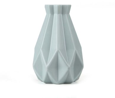 Origami Vazen Imitatie Keramische Vaas Mand Tafelblad Planten Home Decor Bonsai Decor Bloemstuk Container Paars