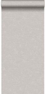 Origin behang effen taupe Blauw