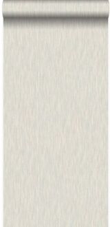 Origin behang linnen glanzend beige Blauw