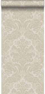 Origin behang ornamenten donker beige Blauw