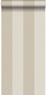 Origin behang strepen donker beige Blauw