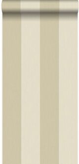 Origin behang strepen warm beige Blauw