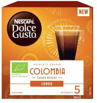 Origin Colombia Lungo, 12 organic and organic capsules Dolce Gusto