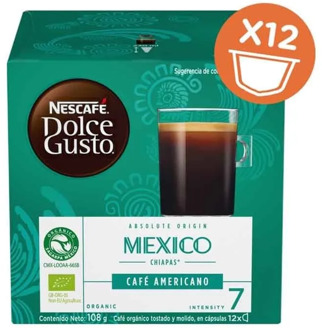 Origin Mexico Chiapas Grande 12 capsules Nescafé Dolce Gusto