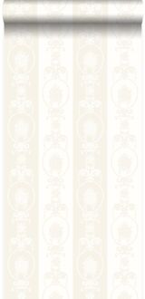 Origin Wallcoverings behang ornamenten zilver en wit - 53 cm x 10,05 m Grijs, Wit, Zilver