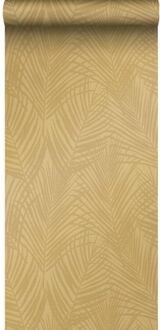 Origin Wallcoverings behang palmbladeren okergeel - 53 cm x 10,05 m