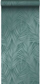 Origin Wallcoverings behang palmbladeren smaragd groen - 0,53 x 10,05