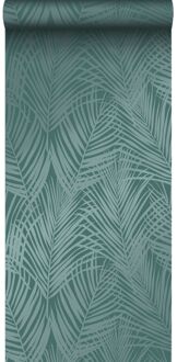 Origin Wallcoverings behang palmbladeren smaragd groen - 0,53 x 10,05