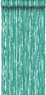 Origin Wallcoverings behang strepen groen - 53 cm x 10,05 m - 347222