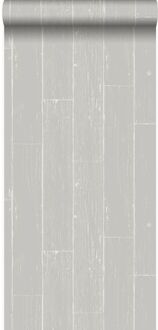 Origin Wallcoverings behang verweerde houten planken grijs - 53 cm x 1