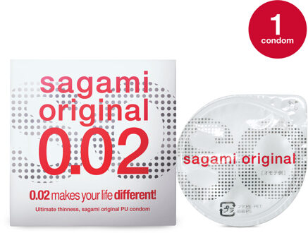 Original 0.02 (54mm) - Ultradunne Latexvrije Condooms per stuk Transparant - 56 (omtrek 11,5-12 cm)