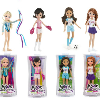 Original Box moxie girls doll magic-snow dress up doll the best girl gift