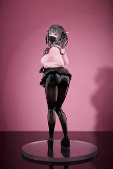 Original Character Series PVC Statue 1/6 Dear My Rubber - Miu Kurokawa Illustrated by YD 26 cm