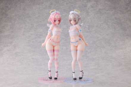 Original Character Statue 1/6 Suzu & Nagi Illustrated by Kuma 4-gou Set Edition 27 cm