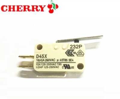 original CHERRY micro switch D45X 16A short/long/pulley/bent handle 10A 250V