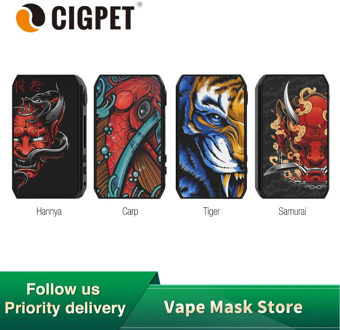 Original CIGPET Capo Regulated Box Mod Power by Dual 18650 Battery 0.91inch OLED Screen Mod Box E-cig Vs drag 2/ shogun /gen mod