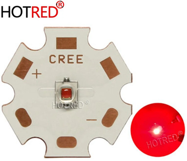 Original Cree XPE2 XP-E2 Photo Red 660nm 3W PowerLED Deep Red Chip Diode Emitter grow light For Indoor Plant Growth LED Lighting