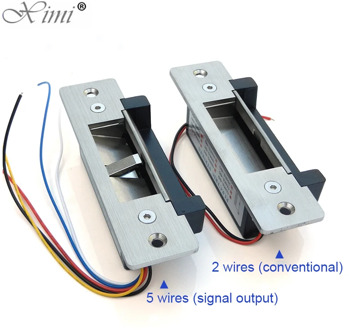 Original DC12V Stainless Steel Sturdiness Narrow Frame Fail Secure ANSI standard Heavy Duty Electric Strike Lock
