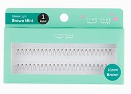 Original Eyelash 1 Point - 13 Types 10mm Brown