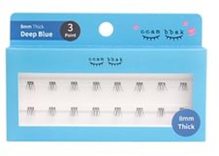 Original Eyelash 3 Points - 9 Types 8mm Thick